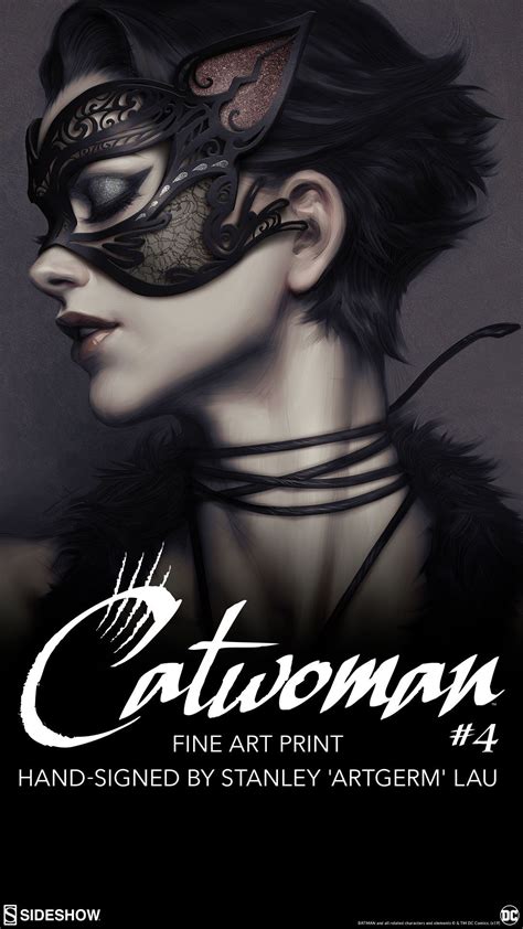 Catwoman 4 By Stanley Artgerm Lau Catwoman Fine Art Prints