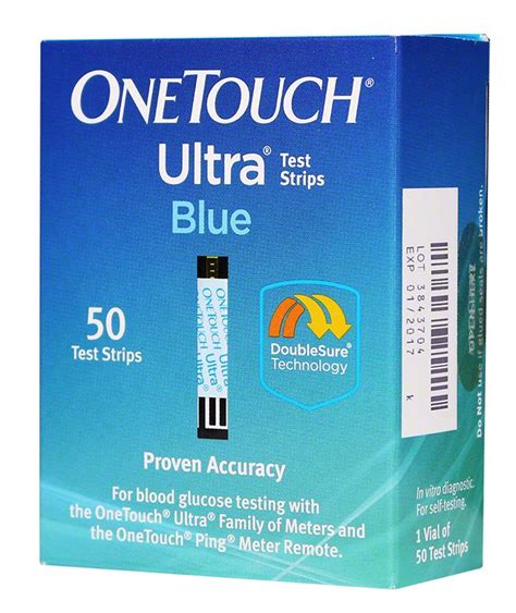 Buy One Touch Ultra Blue Diabetic Test Strips Box Of 50 Online