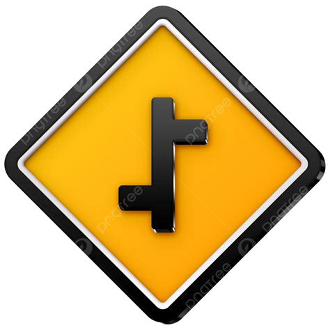 3d Offside Road Traffic Sign 3d Offside Road Traffic Sign 3d Yellow