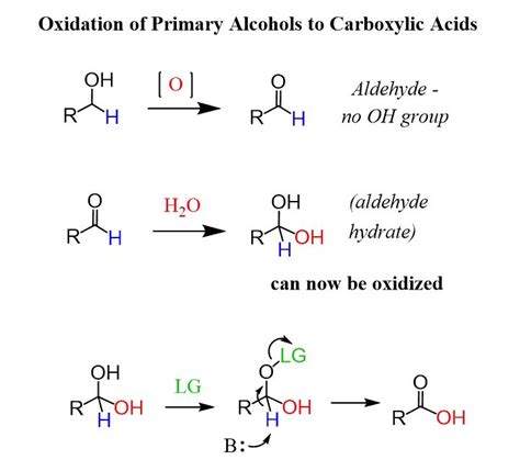 Oxidation Of Alcohols Mechanisms And Practice Problems Chemistry