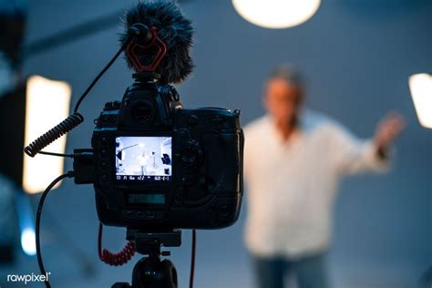 Actor In Front On The Camera In An Audition Premium Image By Rawpixel