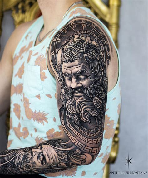 Amazing Poseidon Tattoo Designs With Meanings Greek Gods