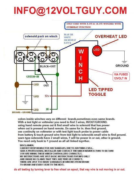 I needed more reach than my wired remote would give me but im hesitant to trust a $14 wireless remote. Wiring Diagram For Winch Control - Wiring Diagram