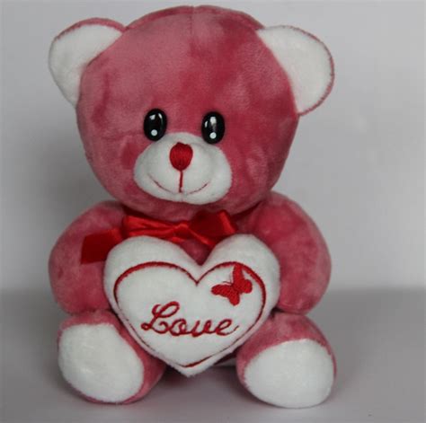 Custom White Plush Valentine Teddy Bear Buy Valentine Teddy Bear