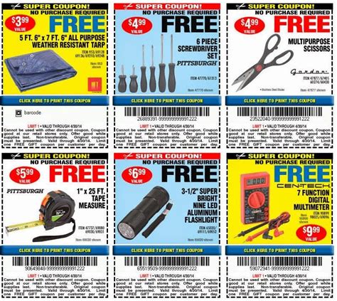 Harbor freight 30 percent printable coupon. Harbor Freight: 20% off Purchase Coupon! + FREE Flashlight ...