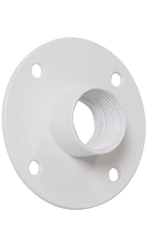 Boutique White Pipe Wall Mount Bracket Store Supply Warehouse
