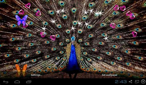 This free abstract wallpaper contains ads. 3D Peacocks Live Wallpapers APK Download - Free ...