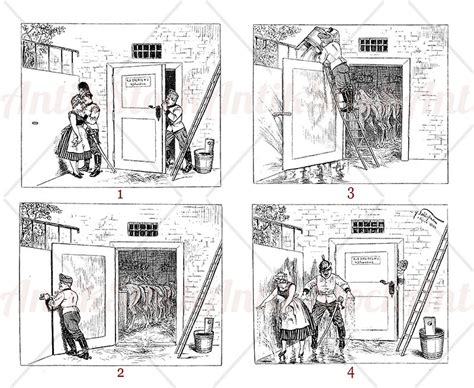Humor And Caricatures 19th Century Antikstock