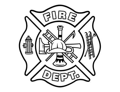 1000 fire department symbol free vectors on ai, svg, eps or cdr. Symbol Fire Department | Fire department, Cross coloring ...