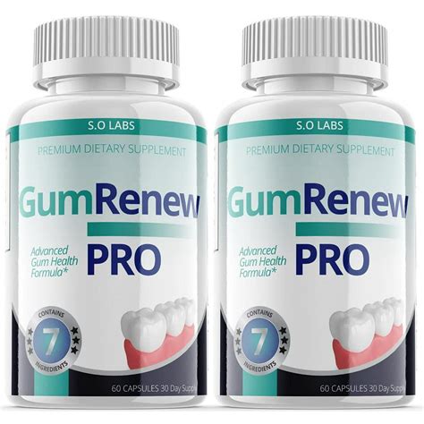 Gum Renew Pro Pills For Teeth Probiotics 2pack