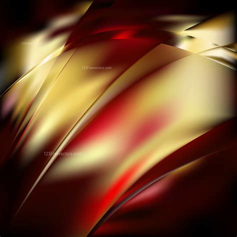 Abstract Black Red And Gold Background Vector Illustration