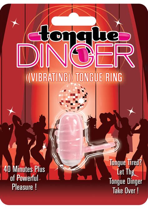 Tongue Dinger Vibrating Tongue Ring For Oral Sex My Naughty Novelties