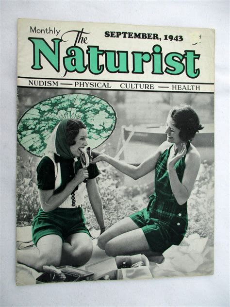 The Naturist Nudism Physical Culture Health September Monthly Magazine Par The