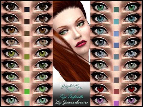 An Image Of Many Different Colored Eyes With Long Lashes And Red Hair