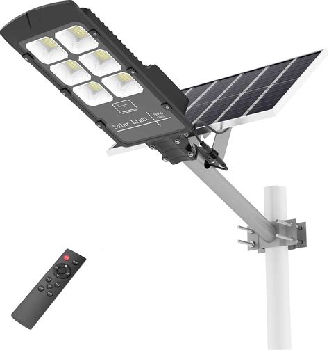 300w Solar Street Lights Outdoor 20000 Lumens With Remote Control