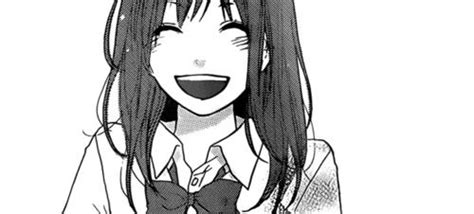 Happy Blushing Anime Girl