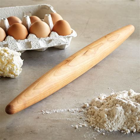 Cherry French Tapered Wood Rolling Pin Made In The Usa