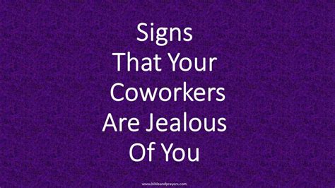 signs that your coworkers are jealous of you