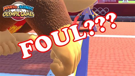 Mario And Sonic At Olympic Games Tokyo All Foul Animations In