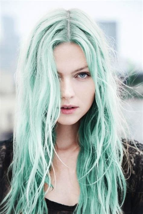 15 Pretty Pastel Hairstyles To Try This Summer Turquoise Hair Mint