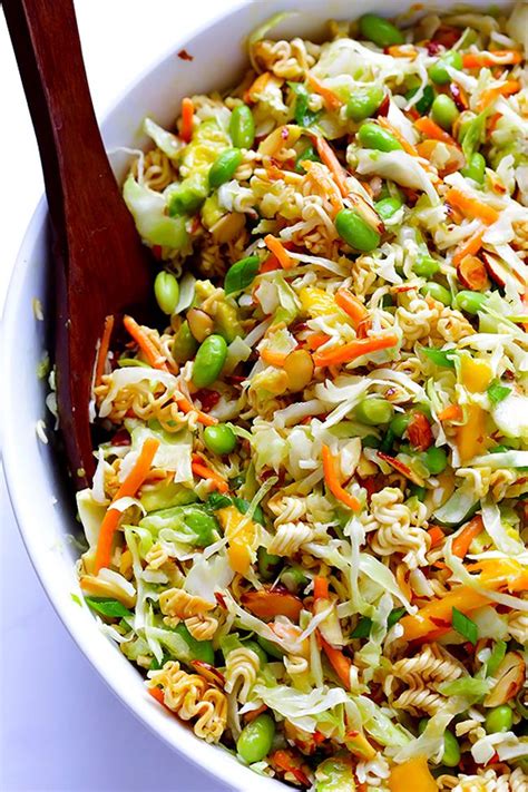 Dashi and tare for the soup base, and this recipe makes enough broth and toppings for 4 servings and keeps well in the fridge for a. Crunchy Asian Ramen Noodle Salad Recipe, Food Recipes ...