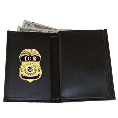 Dhs Ice Oversize Badge Wallet With Double Id Holders Dhs Badge Wallet