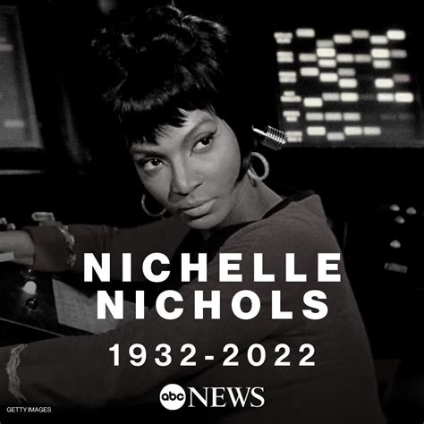 Abc News On Twitter Breaking Nichelle Nichols Who Broke Ground For