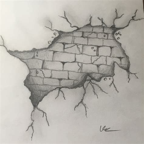 Brick Wall Sketch At Explore Collection Of Brick