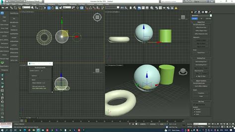 Pivot Point To Center Min 3ds Max Video Tutorial Youtube