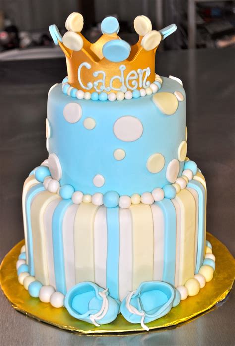 Royal prince baby shower cake. Leah's Sweet Treats: Prince Baby Shower Cake