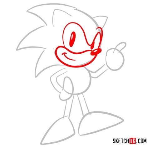 How To Draw Sonic The Hedgehog Sega Games Style Step By Step Drawing Images