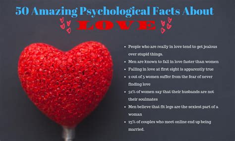 50 Amazing Psychological Facts About Love