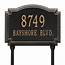 Home Address Sign  Aluminum Metal House Number For Wall Or Lawn