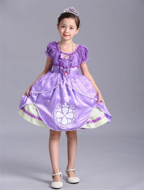 Kids Girls Sofia Princess Cosplay Dress Birtyday Party Princess Aurora