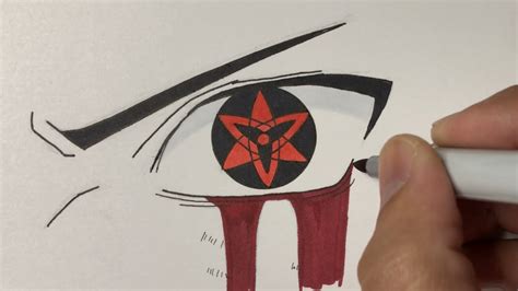 How To Draw Sasuke Sharingan