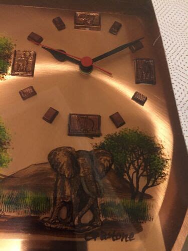Gastone Africa Wall Clock New Never Used Selling As Received Ebay
