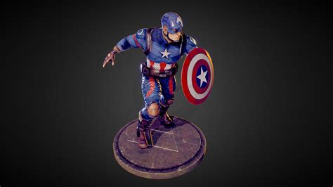 Captain America Buy Royalty Free 3d Model By Fabionuzzo90 5a6996c