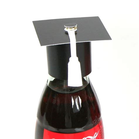 Diy Graduation Cap Bottle Toppers Hat Shaped By Bigdotofhappiness
