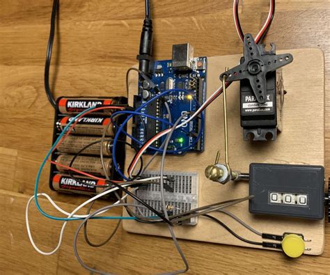 Arduino Controlled Mechanical Random Number Generator 6 Steps