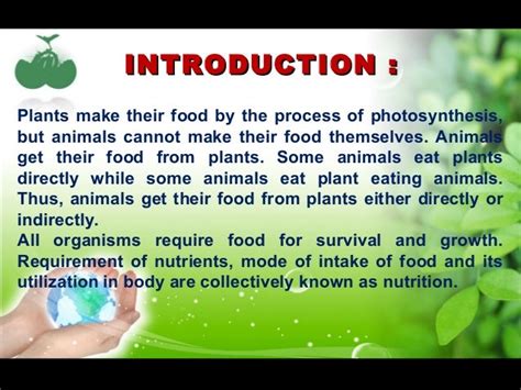 Nutrition In Animals Class Vii