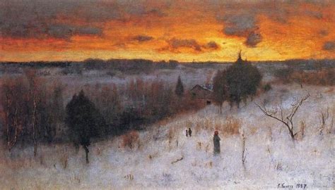 One Objectivists Art Object Of The Day George Inness Winter Evening