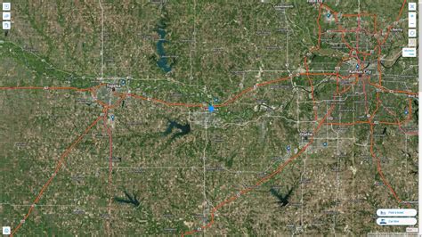 Lawrence Kansas Map And Lawrence Kansas Satellite Image