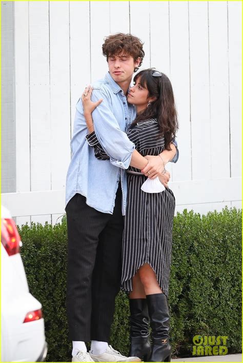 Camila Cabello Shawn Mendes Embrace After A Meal With Friends In West
