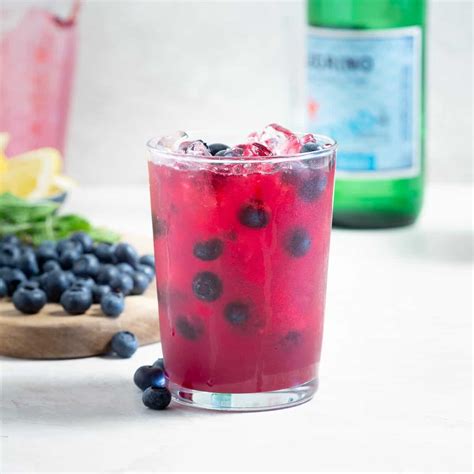 Sparkling Blueberry Lemonade Cup Of Zest