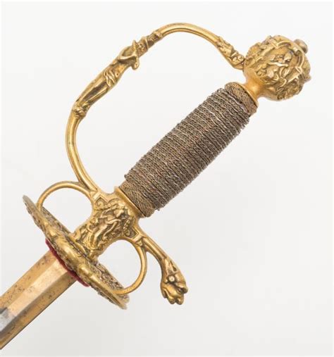 Eighteenth Century Small Sword With Fancy Gilt Over Bronze Mounts And
