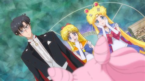 Sailor Moon Crystal Act 20 Tuxedo Mask Sailor Venus And Sailor Moon