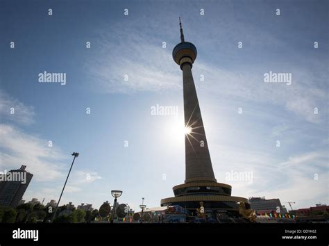 China Central Television Tower Beijing China Stock Photo Alamy