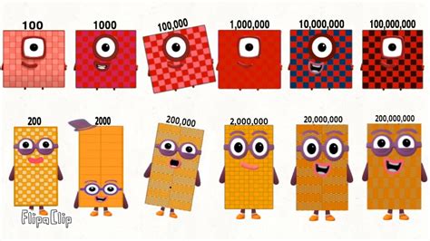 Numberblocks Band 100 To 100 Million And 200 To 200 Million Dance To