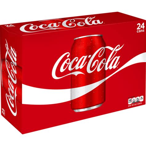 Coca Cola Cans 12 Fl Oz 24 Pack Cola Riesbeck
