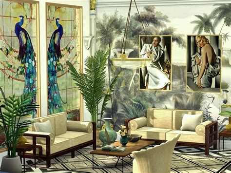 The Sims Resource Art Deco Living Room Cc Needed